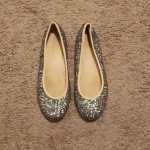 Lauren Conrad sequin flats